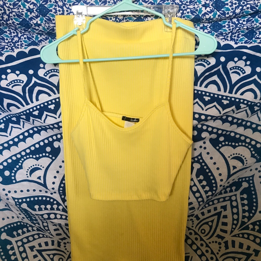 Yellow Ribbed Set - Picture 3 of 3